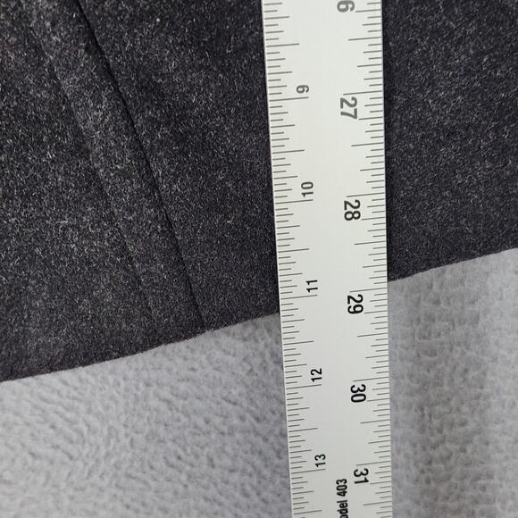 Bromley Collection Coat Womens 2X Gray Wool Blend Button Front Warm Lined - Picture 4 of 13